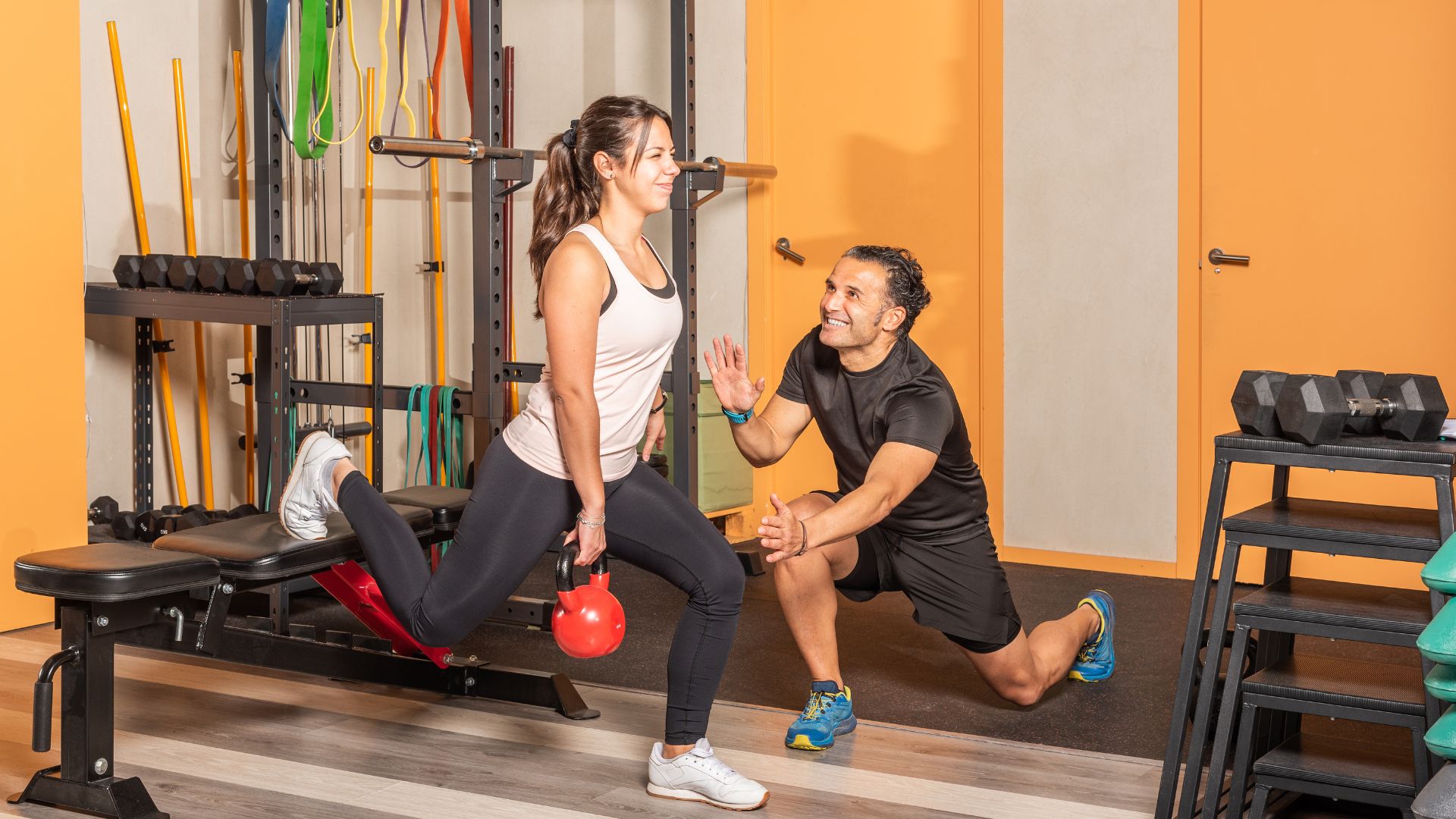 kettlebell láb edzés