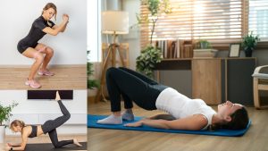 comb és fenék edzés otthon