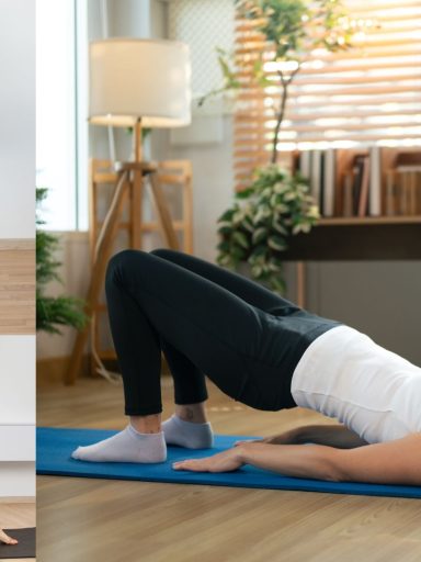 comb és fenék edzés otthon